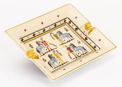 Hermès Mosaic Equestrian Horse Ashtray