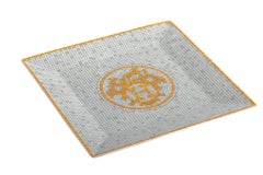 Hermes Mosaic Porcelain Square Plate NIB