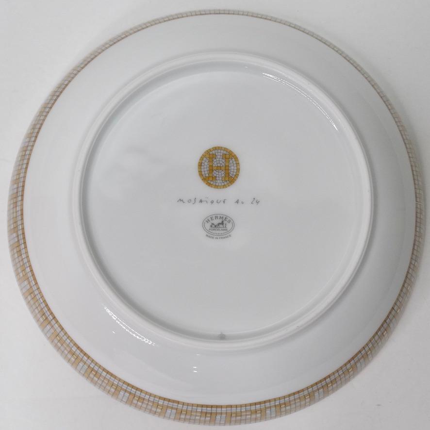 Hermes Mosaique 24 Gold Cereal Bowl For Sale 2