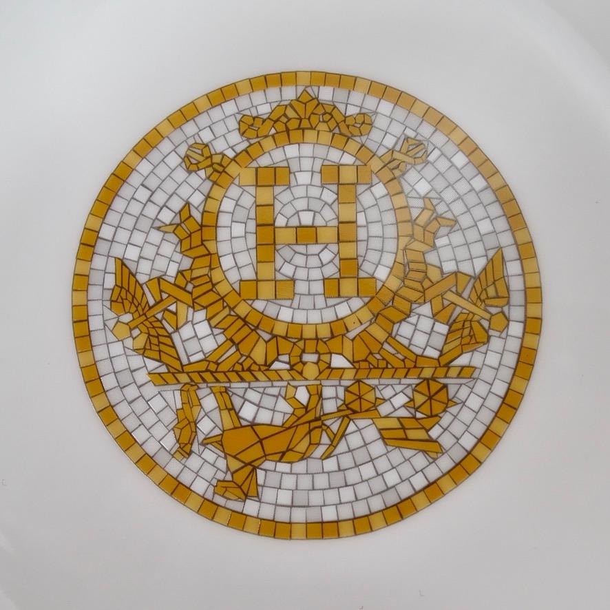 Hermes Mosaique 24 Gold Cereal Bowl For Sale 4