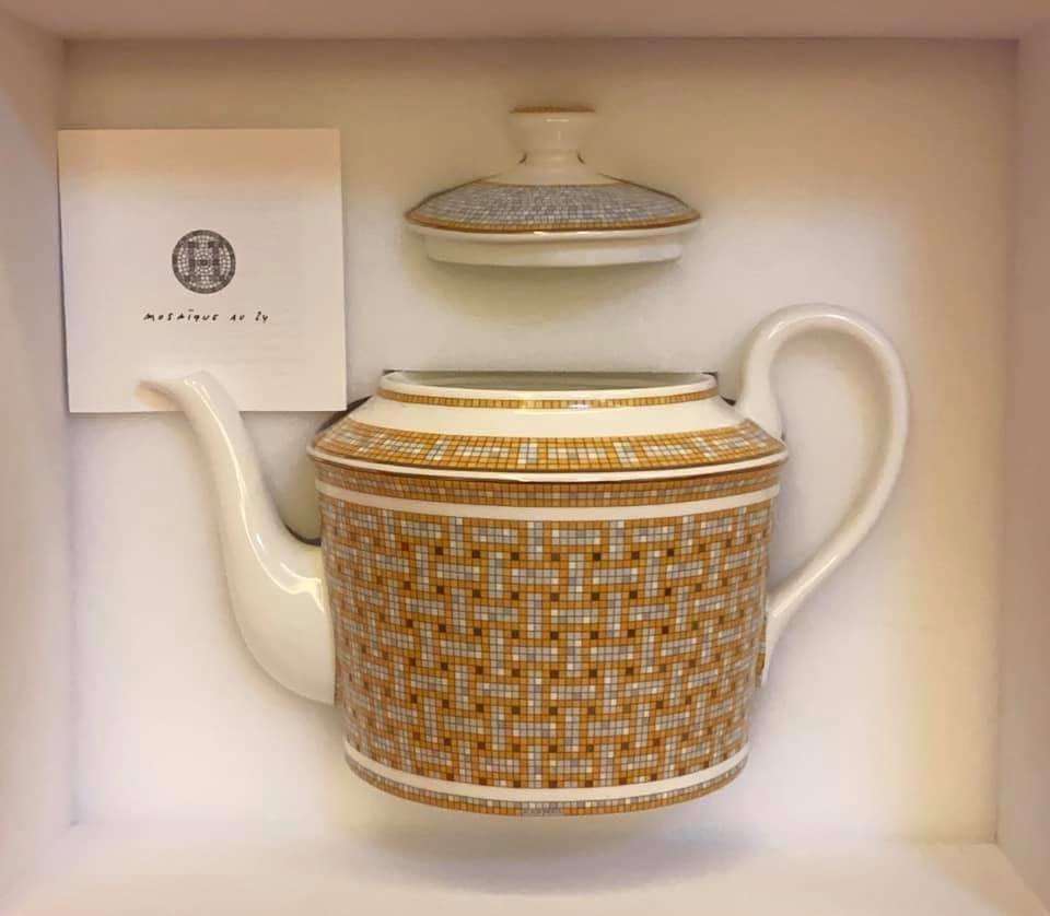 hermes mosaique tea set