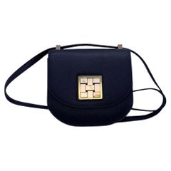 Hermes Mosaique au 24 Mini 17 Bag Black Epsom Leather Stamp Y