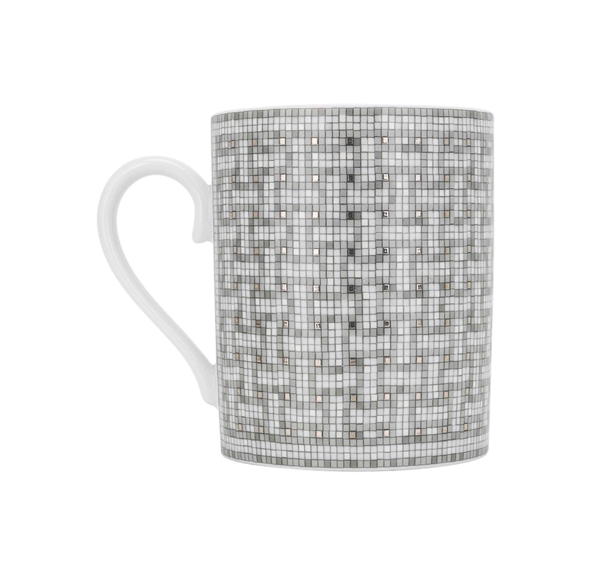 Set di 4 tazze Hermes Mosaique au 24 Platinum In condizioni Nuovo in vendita a Miami, FL