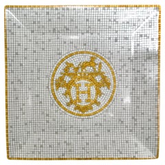Used Hermes Mosaique Square Plate