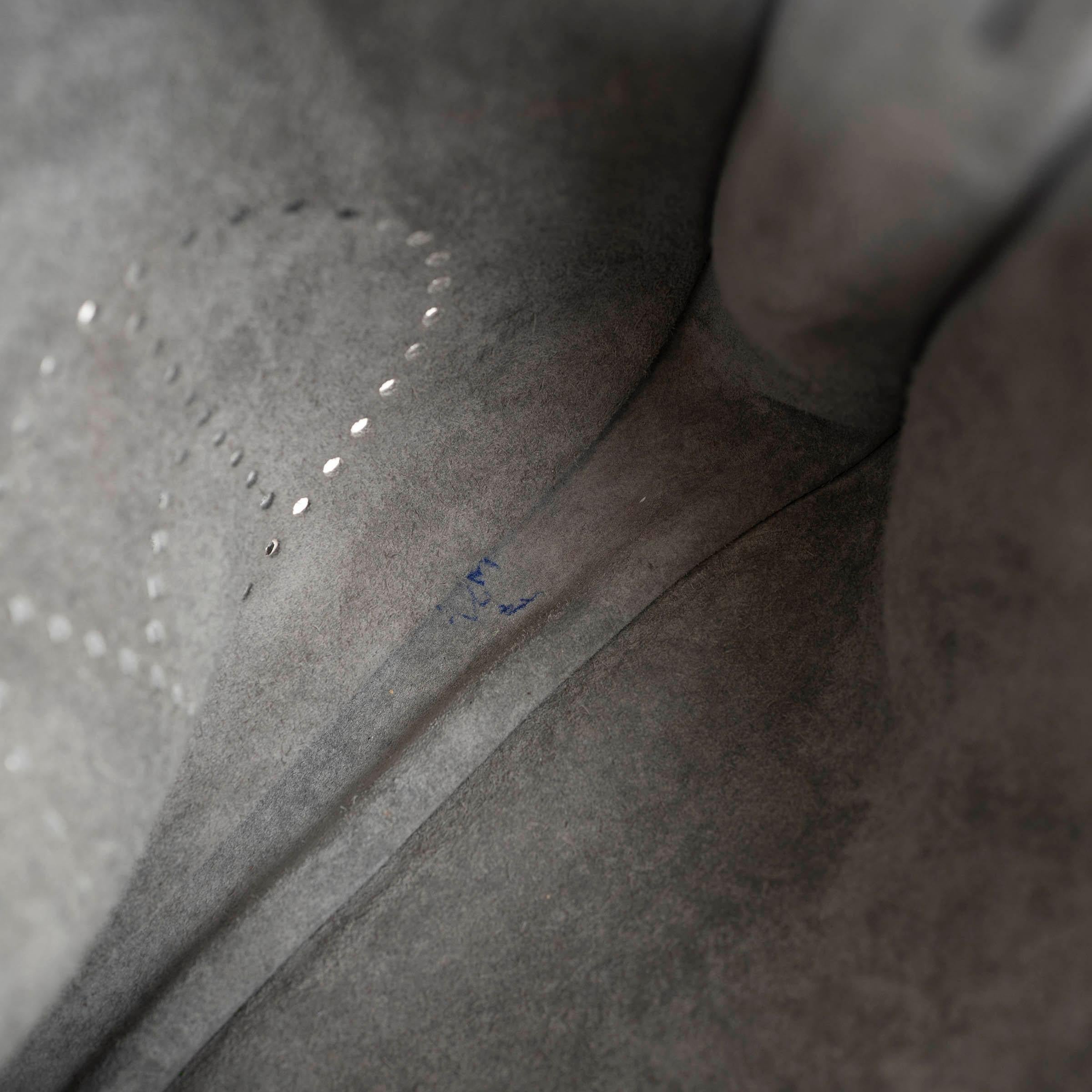 HERMES Mouette gris Clemence cuir EVELYNE 33 Sac à bandoulière Phw en vente 4