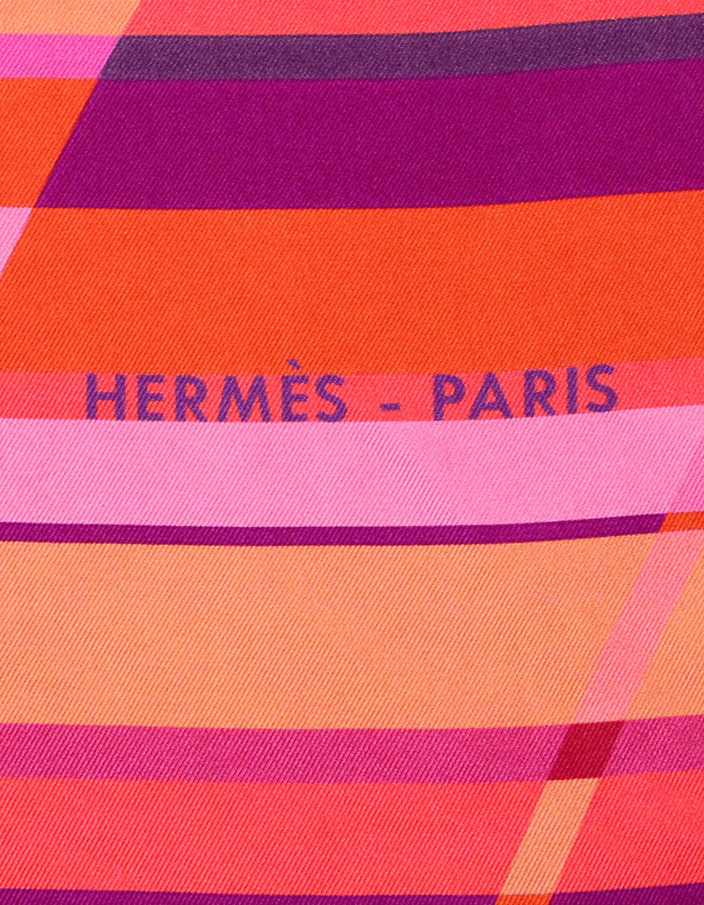Hermes Multi-color Pink Dip Dye Photo Finish 90cm/ 36