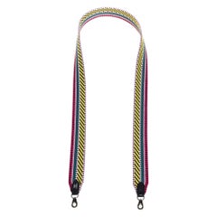 Hermes Multicolor Canvas Sangle Cavele 25 Bag Strap