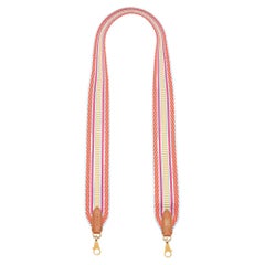 Hermes Multicolor Cavale Segeltuch und Swift Leder Gold beendet Sangle Bag Strap