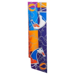 Hermès Blue Into The Canadian Wild Silk Scarf at 1stDibs | into the ...