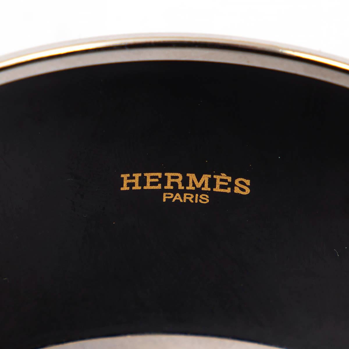 Women's HERMES multicolor enamel FANTAISIE ORIENTAL Bangle Bracelet