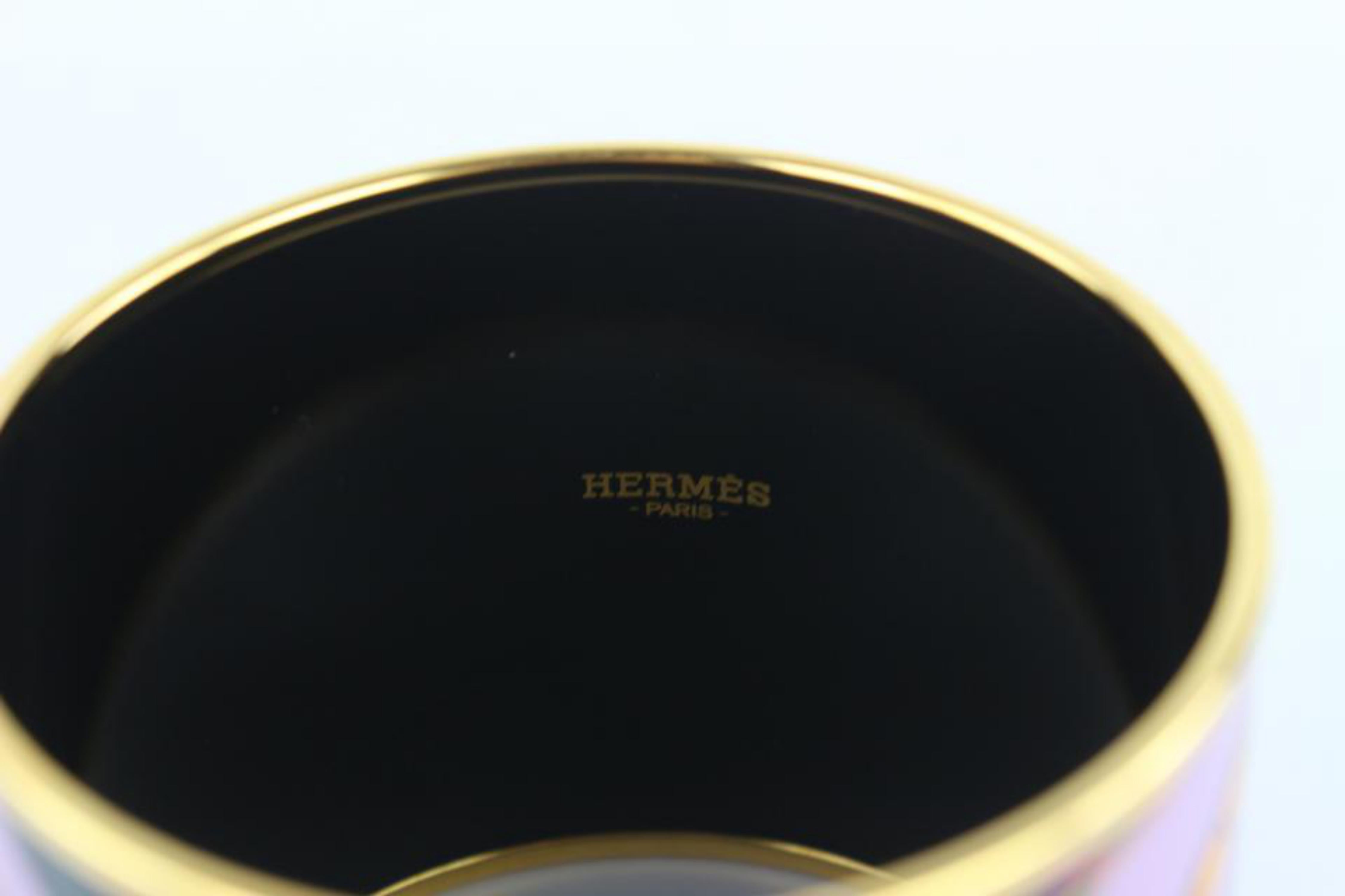 Hermès Multicolor Extra Ultra Mega Wide Bangle 48hz1009 Bracelet In New Condition For Sale In Forest Hills, NY
