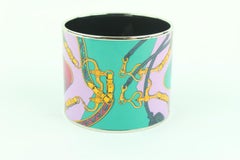 Hermès Multicolor Extra Ultra Mega Wide Enamel Bangle 46hz1009 Bracelet