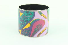 Hermès Multicolor Extra Ultra Mega Wide Enamel Bangle 9001zh64 Bracelet