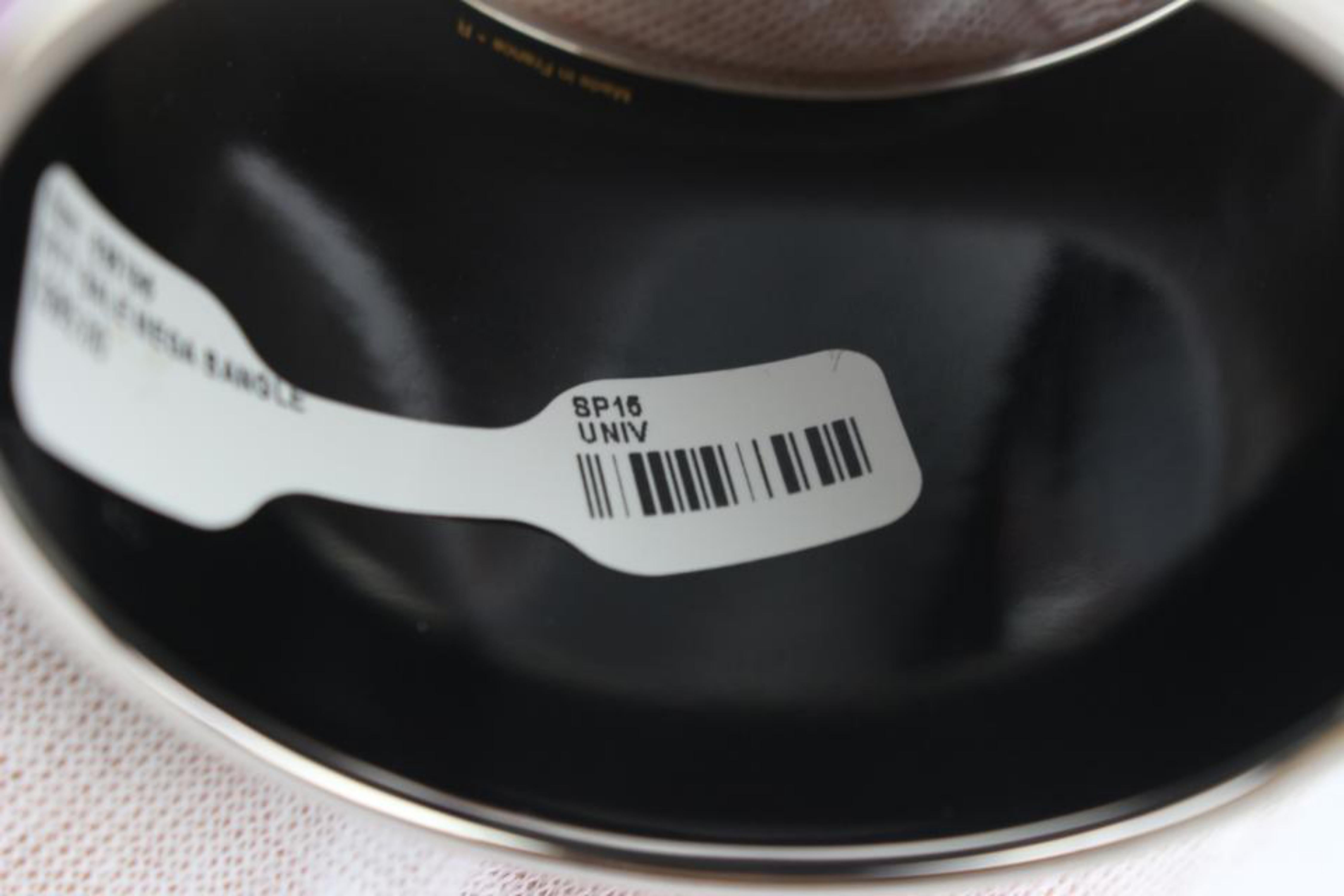 Hermès Multicolor Extra Ultra Mega Wide Enamel Bangle 9001zh64 Bracelet For Sale 1