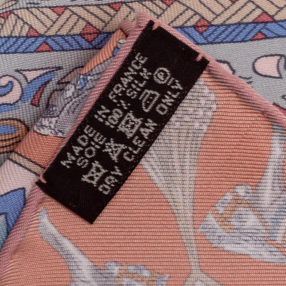 Hermès Multicolor Le Jardin De La Maharani Silk Scarf In Good Condition In Dubai, Al Qouz 2