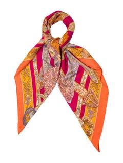 Hermès Multicolor Le Songe De La Licorne Cashmere Shawl 6hr0207 Scarf/Wrap