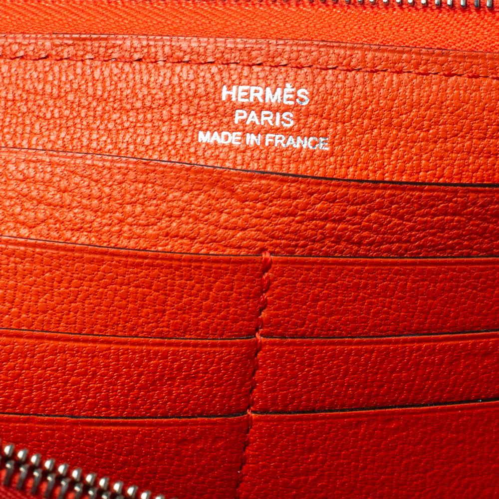 Women's Hermès Multicolor Leather Pegasus Pop Azap Long Wallet