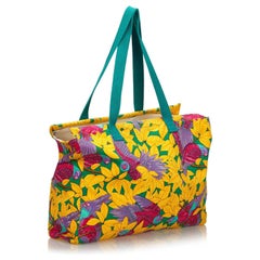 Hermes Multicolor Parrots Cotton Tote Bag
