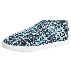 Hermes Multicolor gewebtes Gewebe Oxygene Low Top Sneakers Größe 36