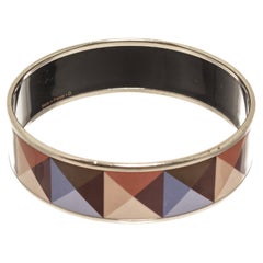 Hermes Multicolored Enamel Bangle Bracelet Hermes Multicolored Enamel Bangle Bracelet