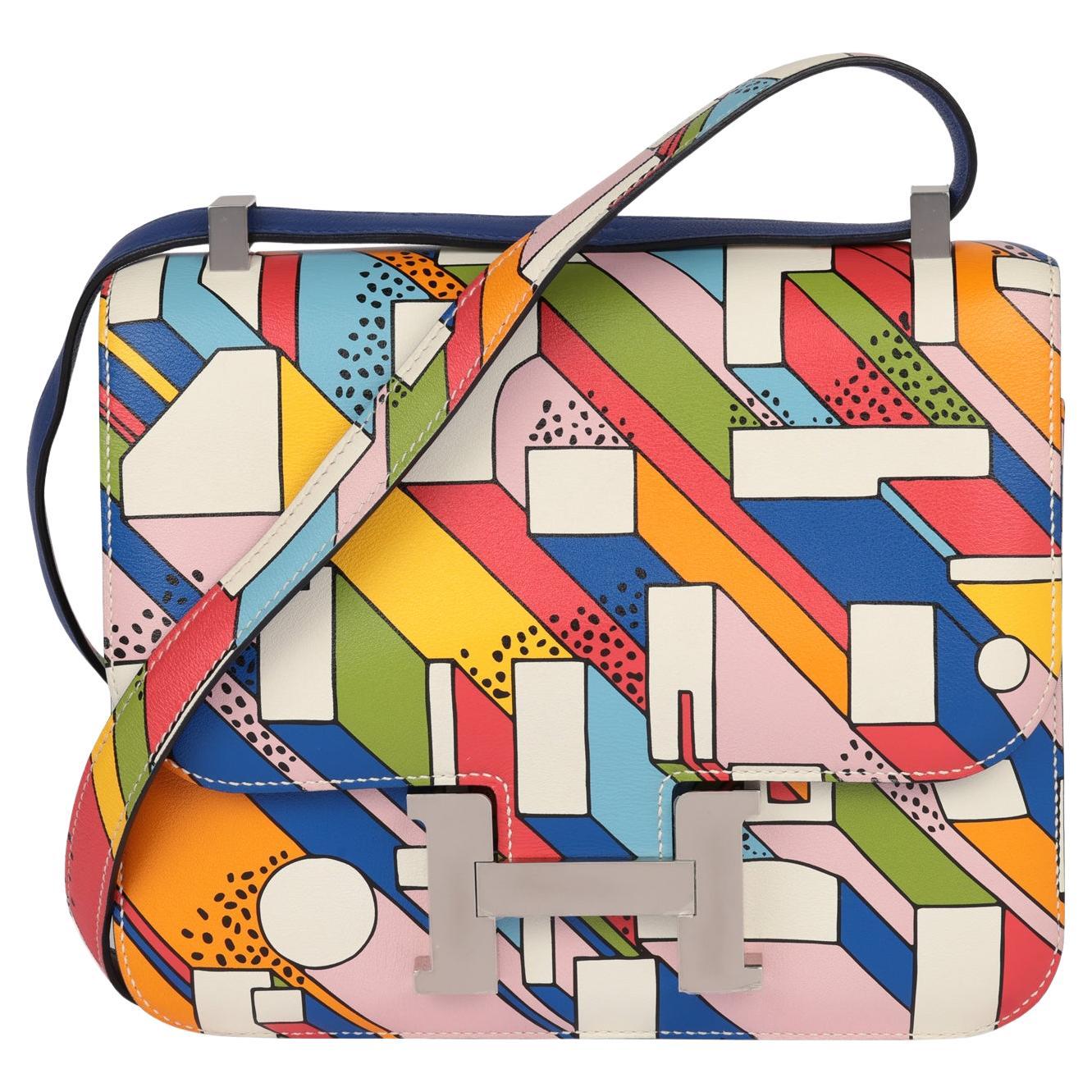 Hermès Multicolour Swift Leder an einem Sommertag Constance 24 im Angebot