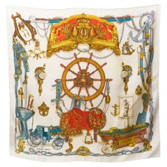 Hermes Musee by Philippe Ledoux Silk Scarf