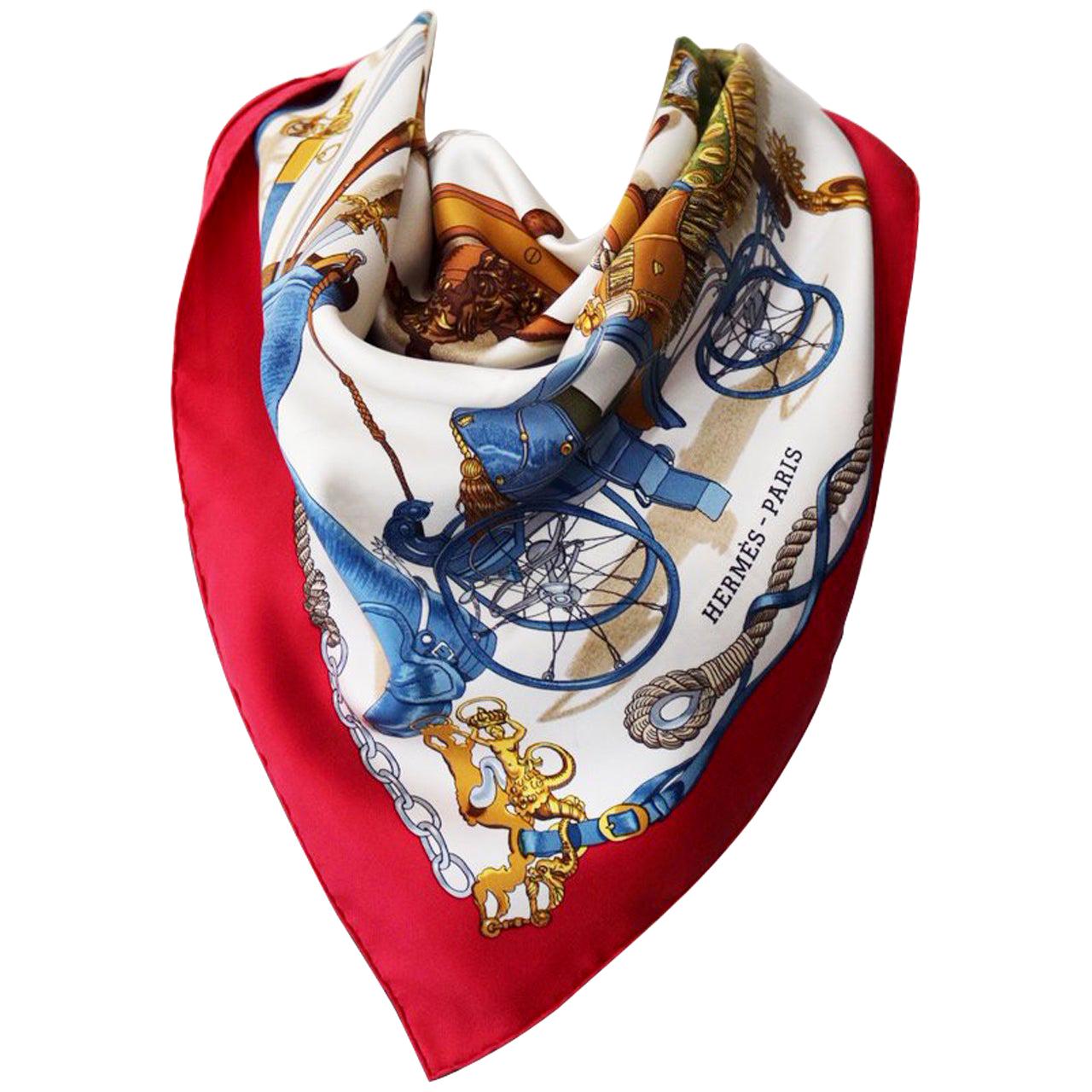 Hermes Musee Vintage Scarf by Philippe Ledoux