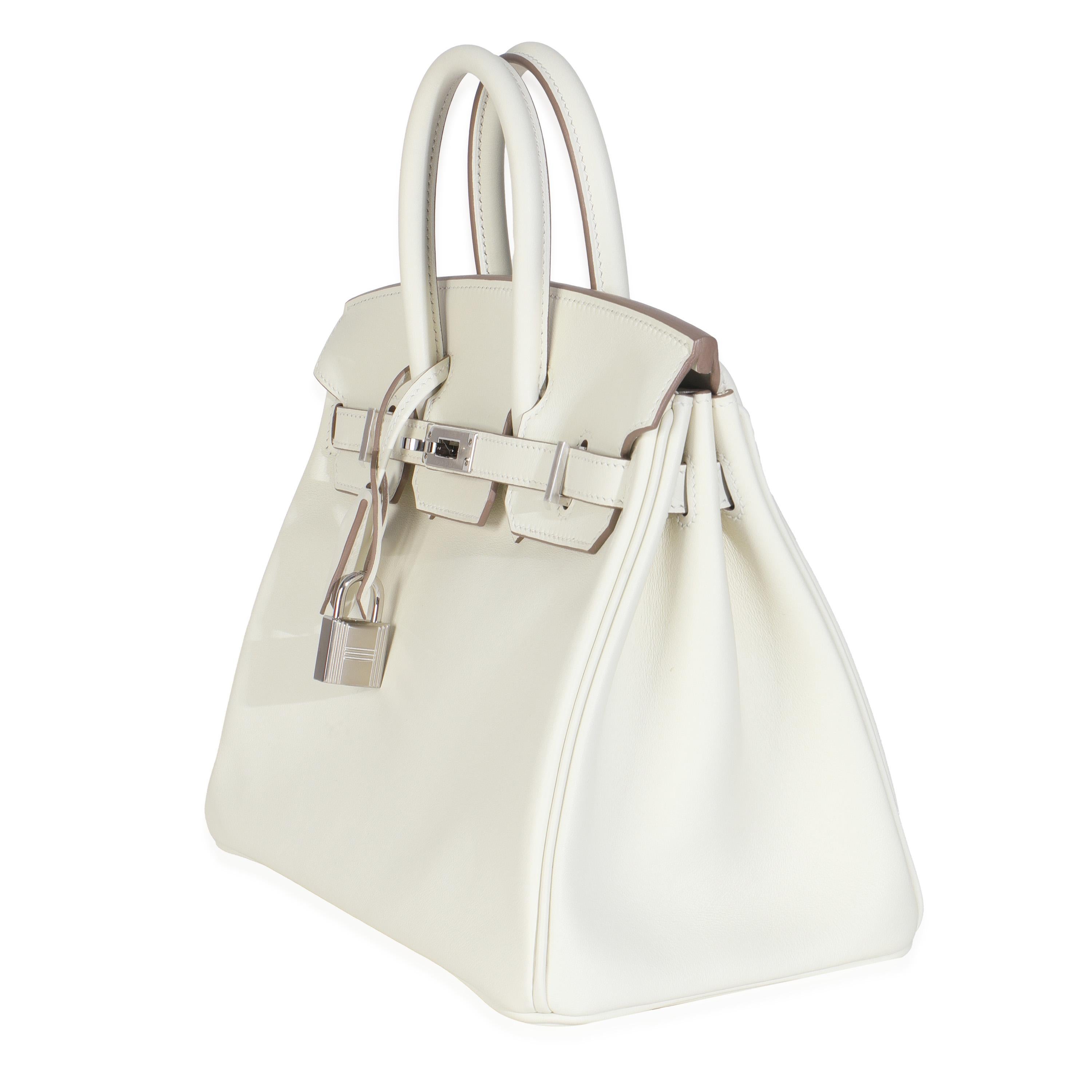 da uomo o donna Hermès Fungo Swift Birkin 25 PHW in vendita