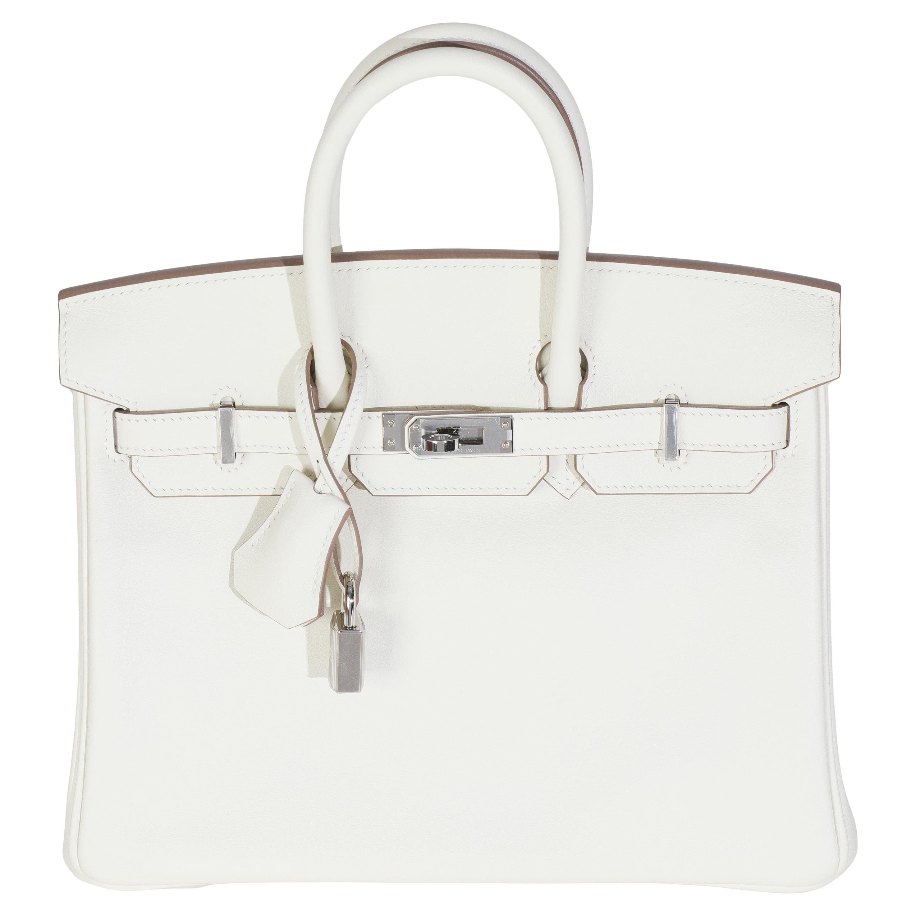 Hermès Fungo Swift Birkin 25 PHW in vendita