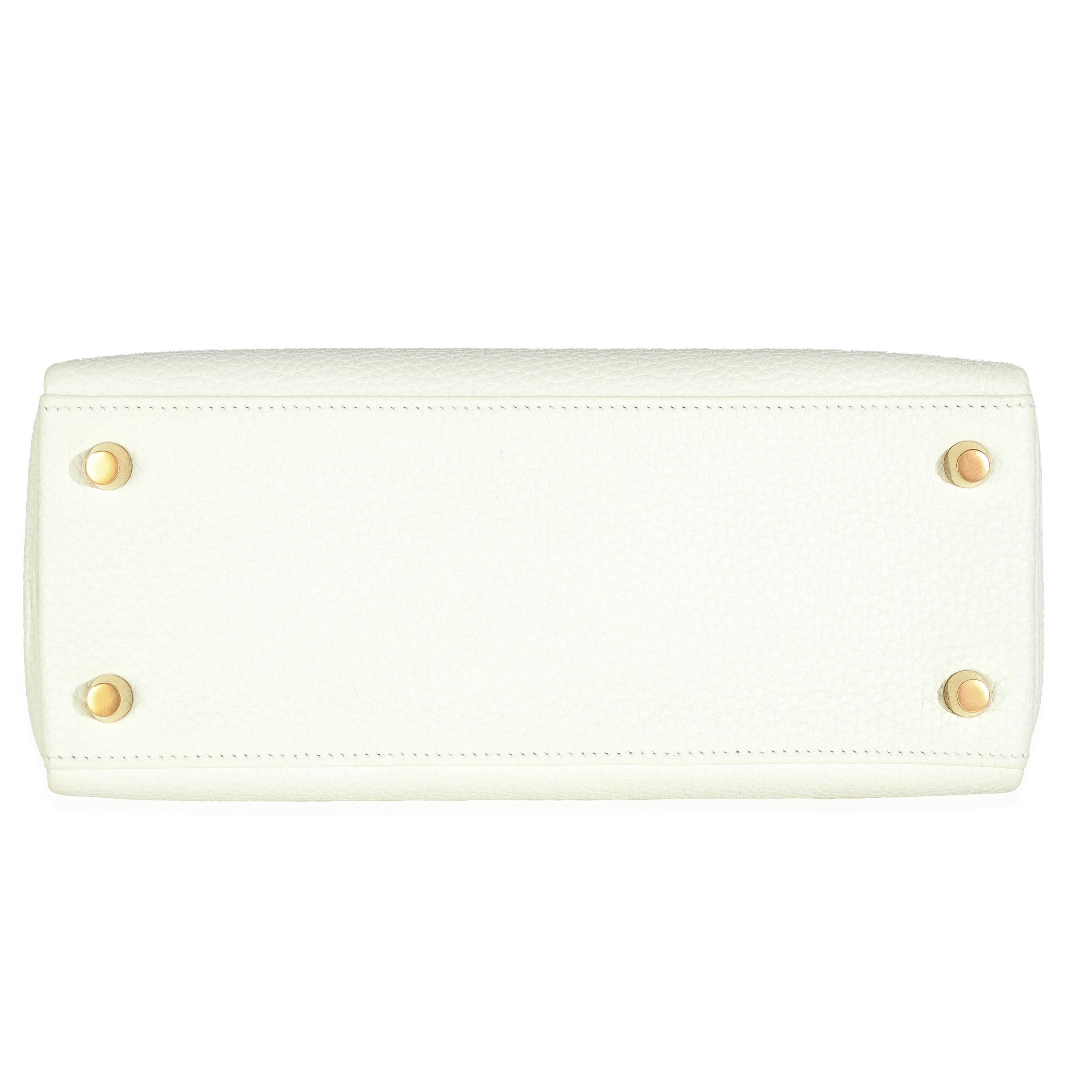 Hermès Pilz Togo Retourne Kelly 25 GHW im Angebot 2