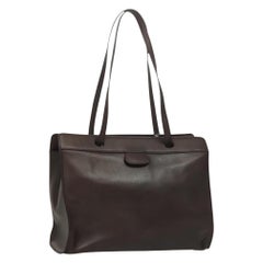 Hermès Muso Brown Box Calf Convertible Shoulder-to-Crossbody Tote
