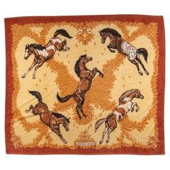 Asciugamano da spiaggia oversize "Mustangs" di Hermès