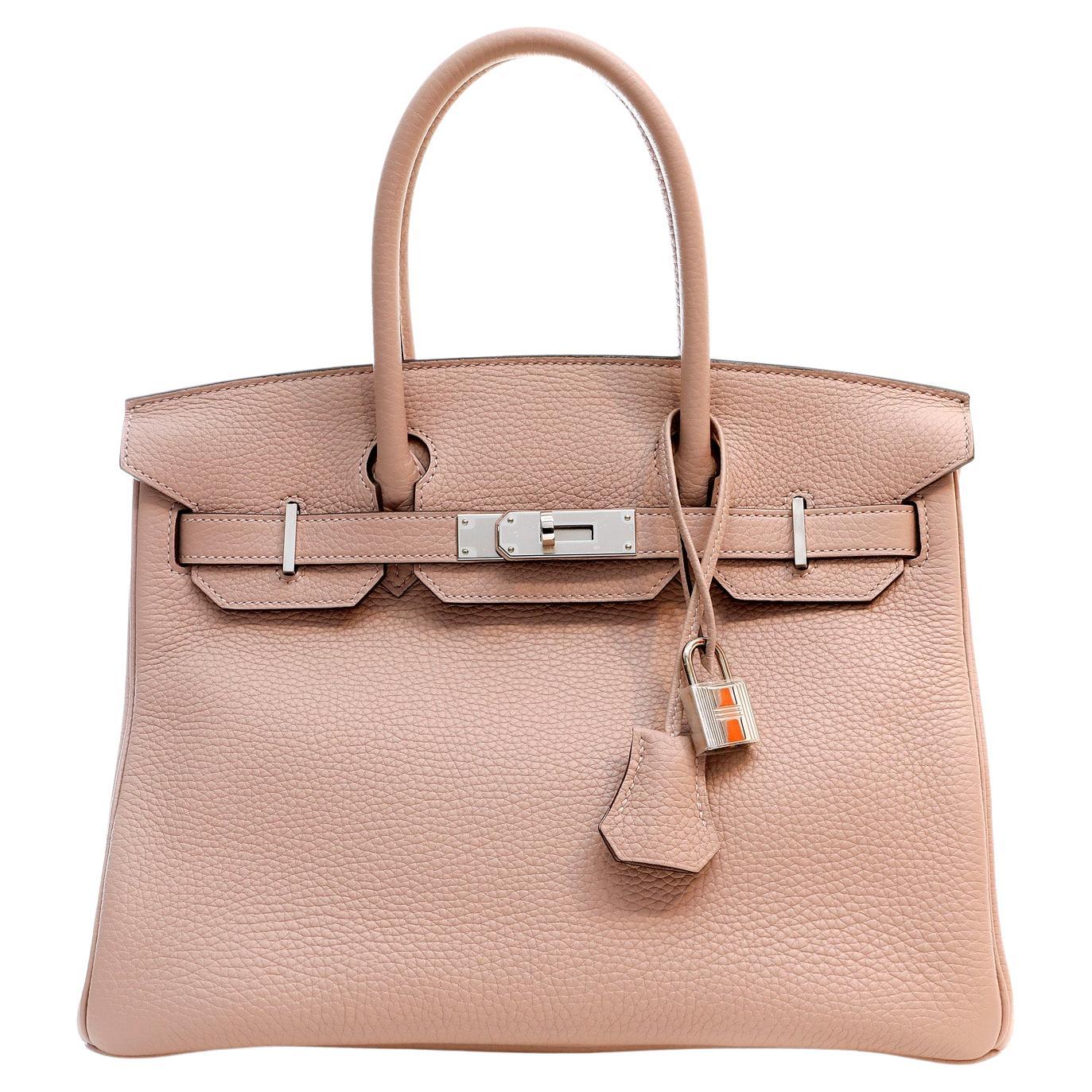 Hermès Muted Lilac Togo Leather 30 cm Birkin Bag
