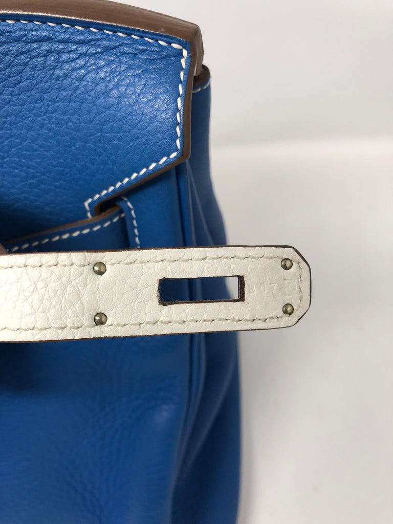 Hermès Birkin 35 Epsom Bleu Mykonos