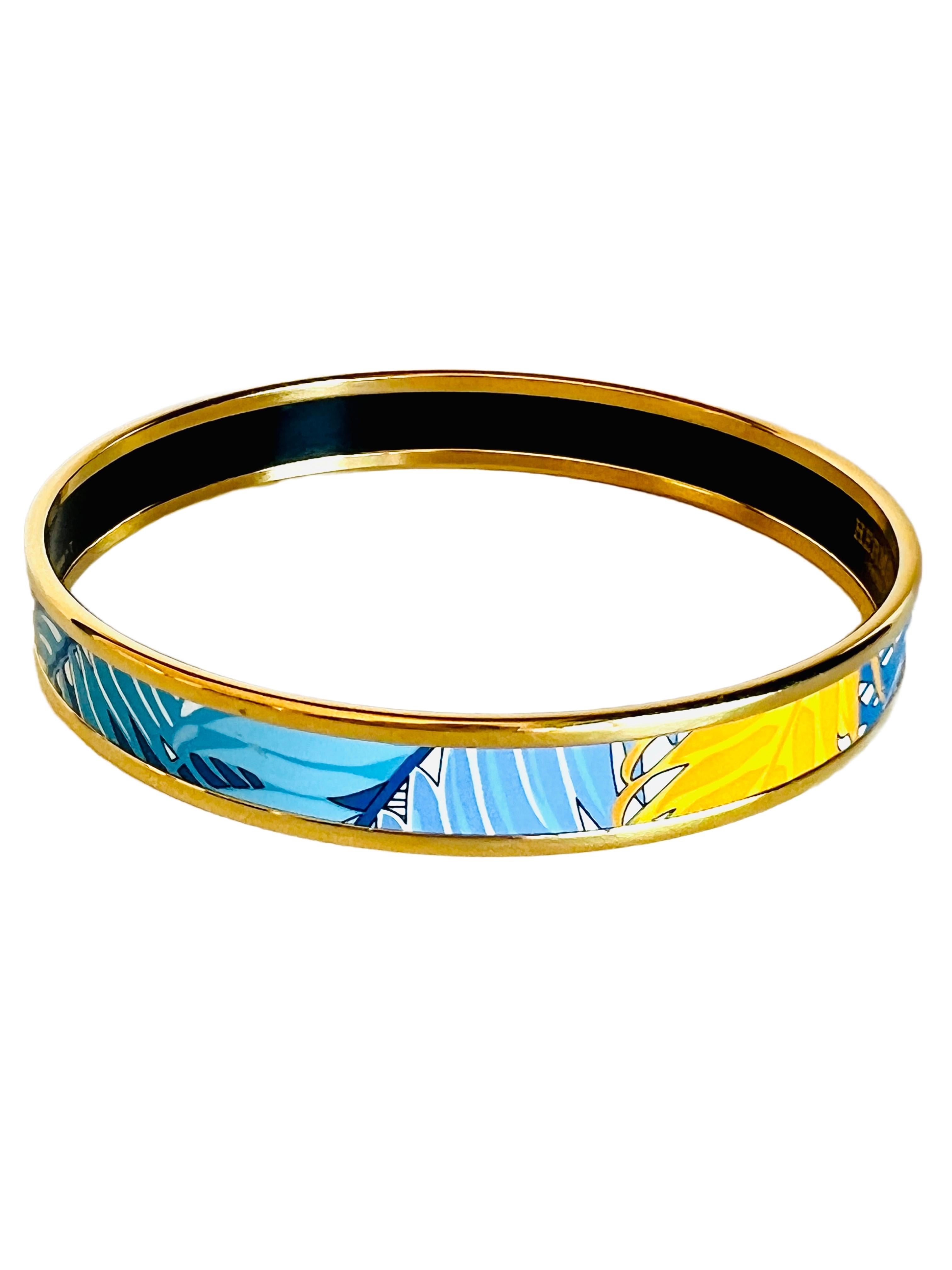 Authentisches Hermes Mythiques Phoenix Pollen Azur Armreif Armband.

Größe: 3/8