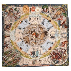 Foulard en soie Hermès Mythologie Des Hommes