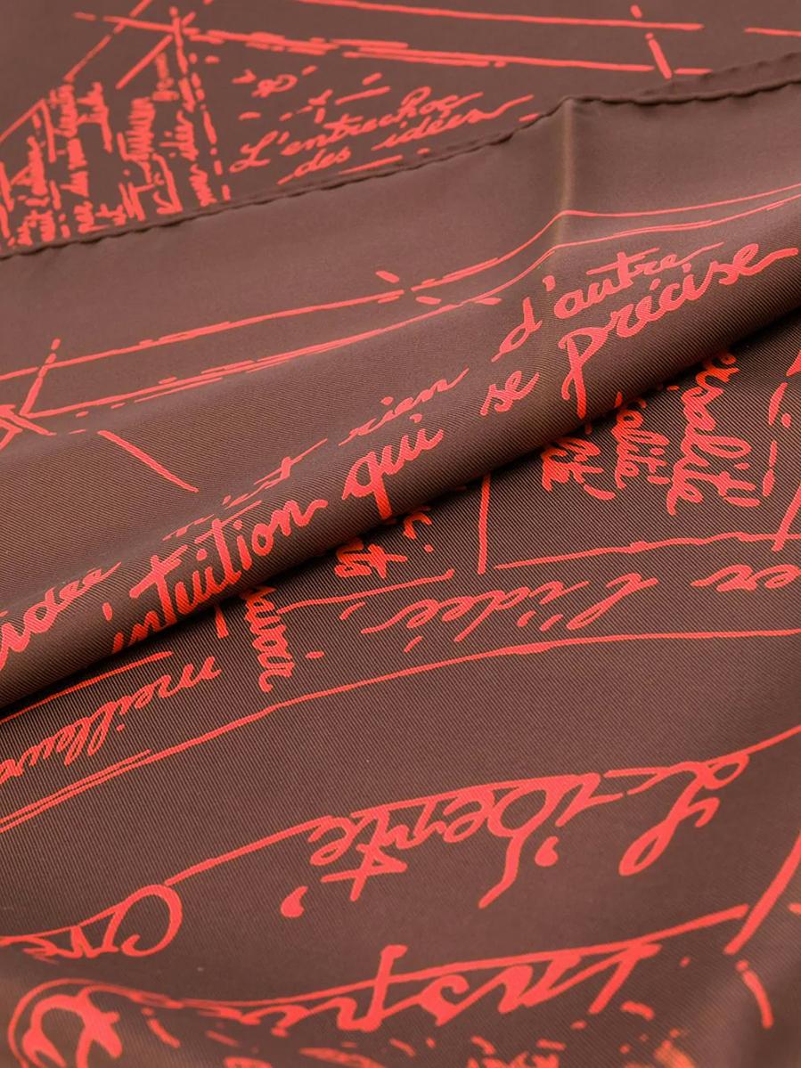 Crafted in France from the finest silk, this pre-owned Hermès Naissance d'une Silk Scarf features a lightweight construction, a square shape and a handwritten design. This versatile piece would look great with any outfit but can also be framed as