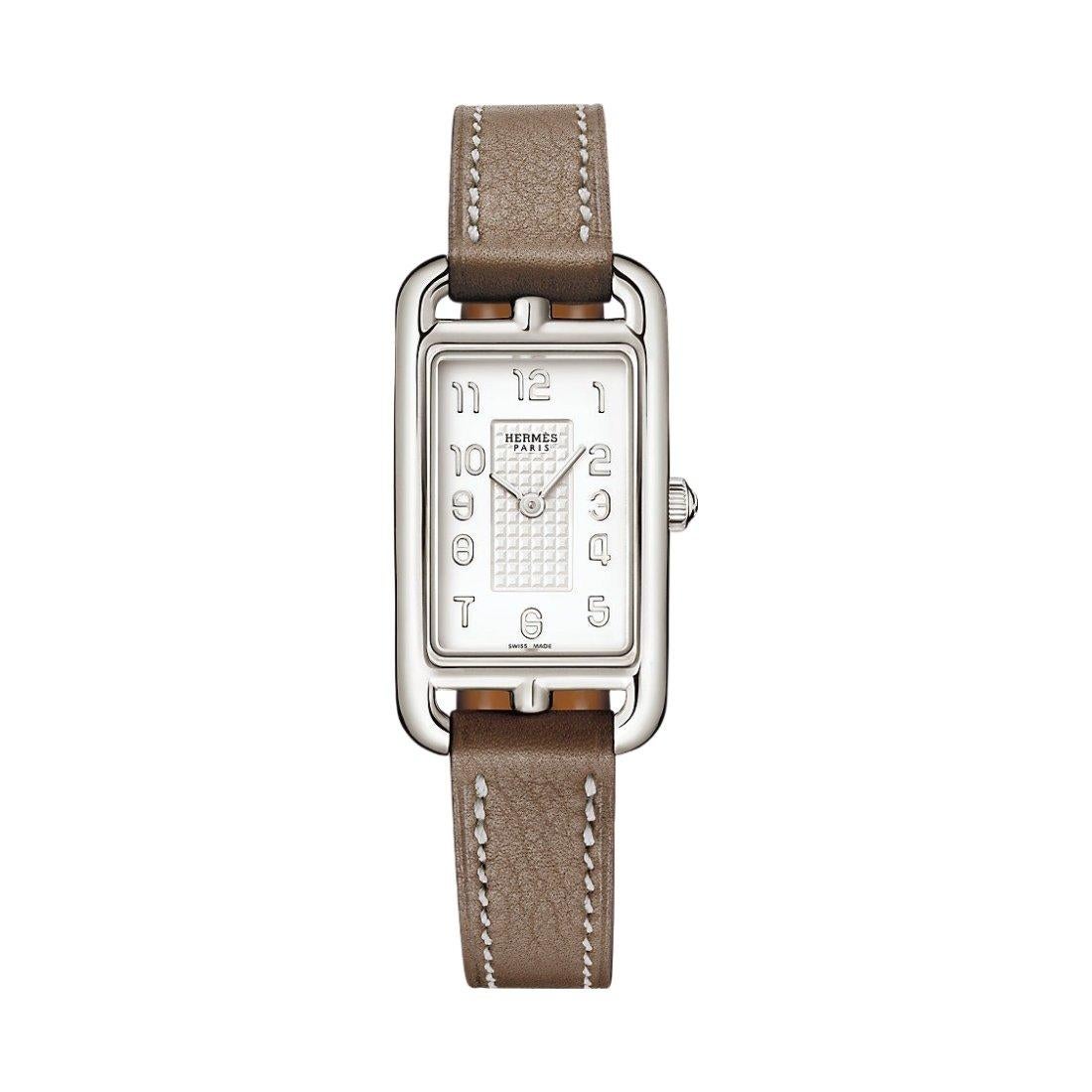 Hermès Nantucket Steel Leather Watch
