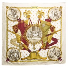 Pañuelo de seda Hermes Napoleon by Philippe Ledoux