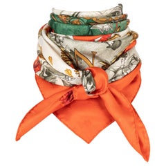 Hermès "Napoleon" Foulard Entworfen von Philippe Ledoux, 1963