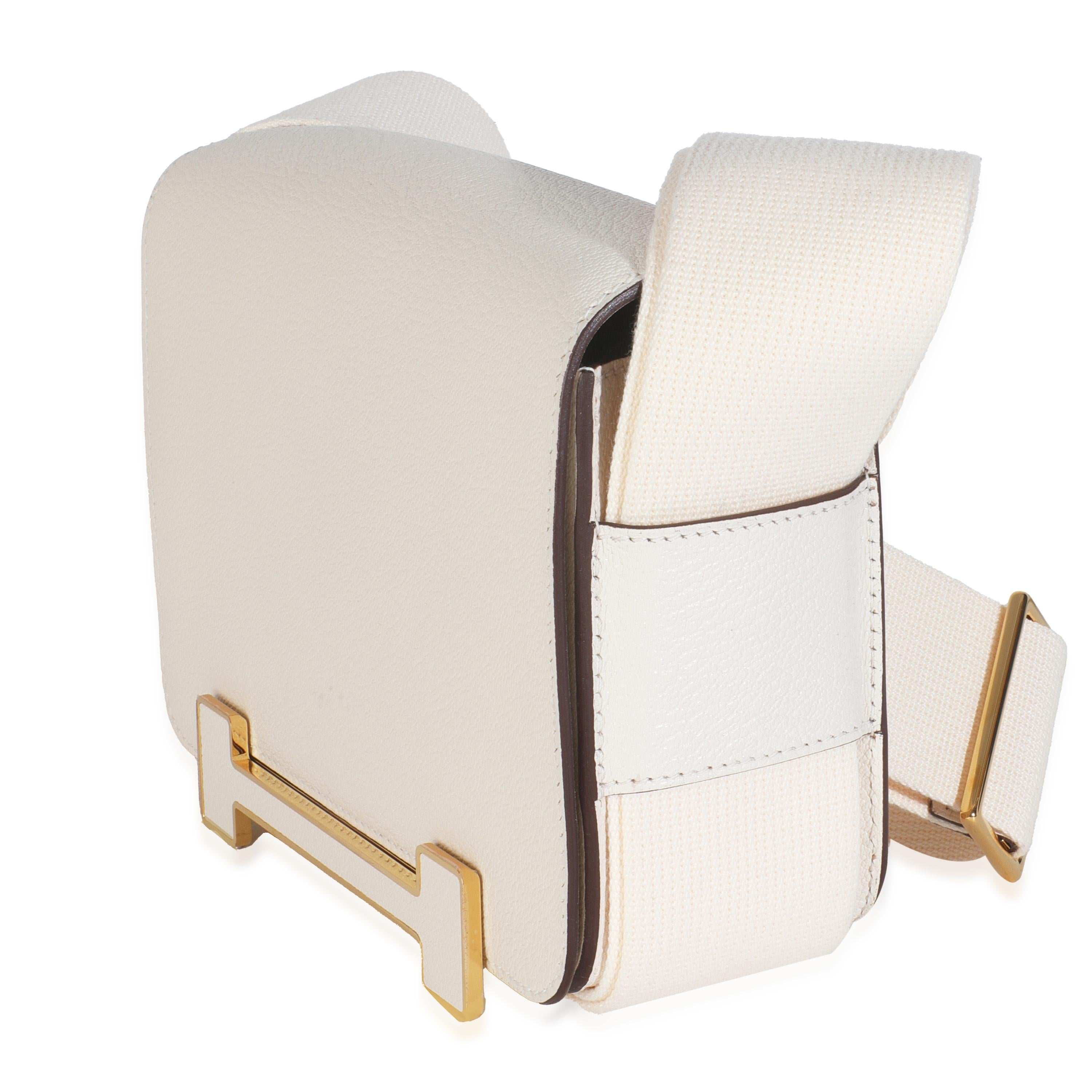 Hermès Nata Chevre Mysore Geta GHW In condizioni ottime in vendita a New York, NY