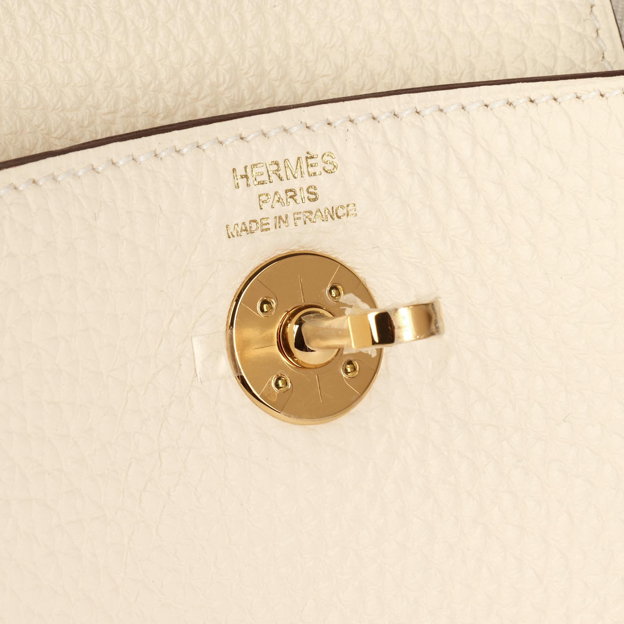 Hermès Nata Clemence Leather Mini Lindy 3