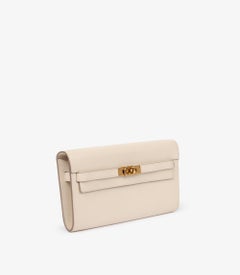 Hermès Nata Epsom Leather Kelly To Go Long Wallet