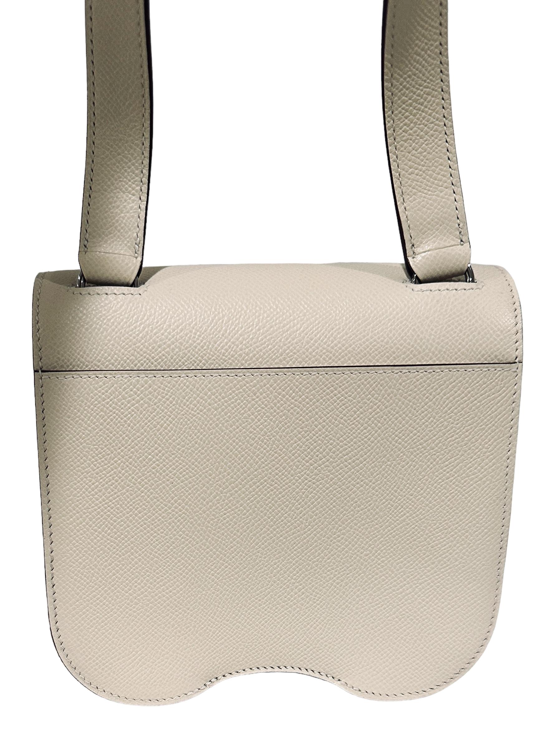 Hermes Nata Mini Della Cavalleria Epsom Crossbody Bag  For Sale 1