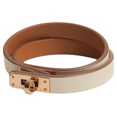 Le bracelet Nata Mini Kelly Double Tour d'Hermès, taille 2