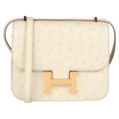 Hermès Nata Straußenleder Constance 18