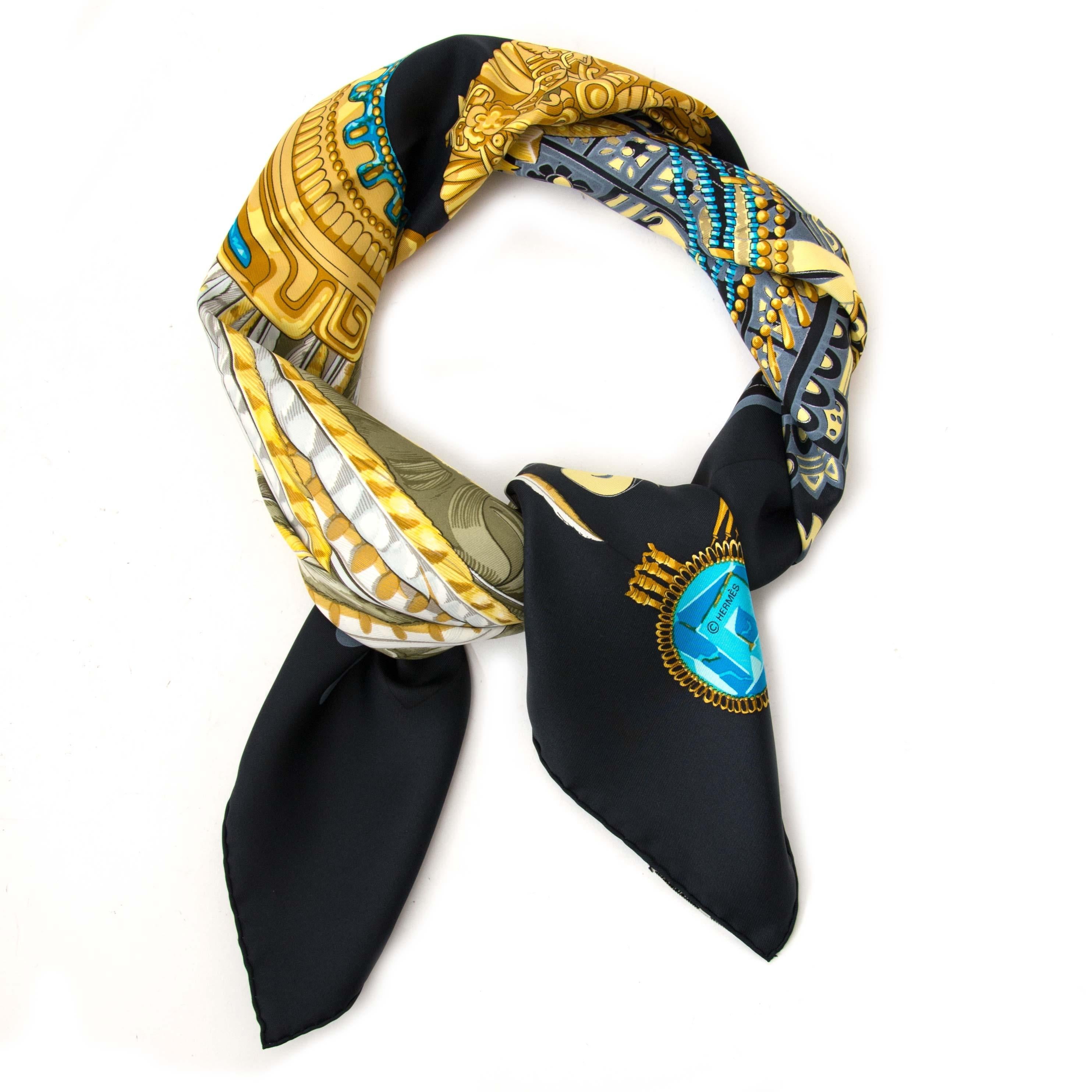 hermes native american scarf