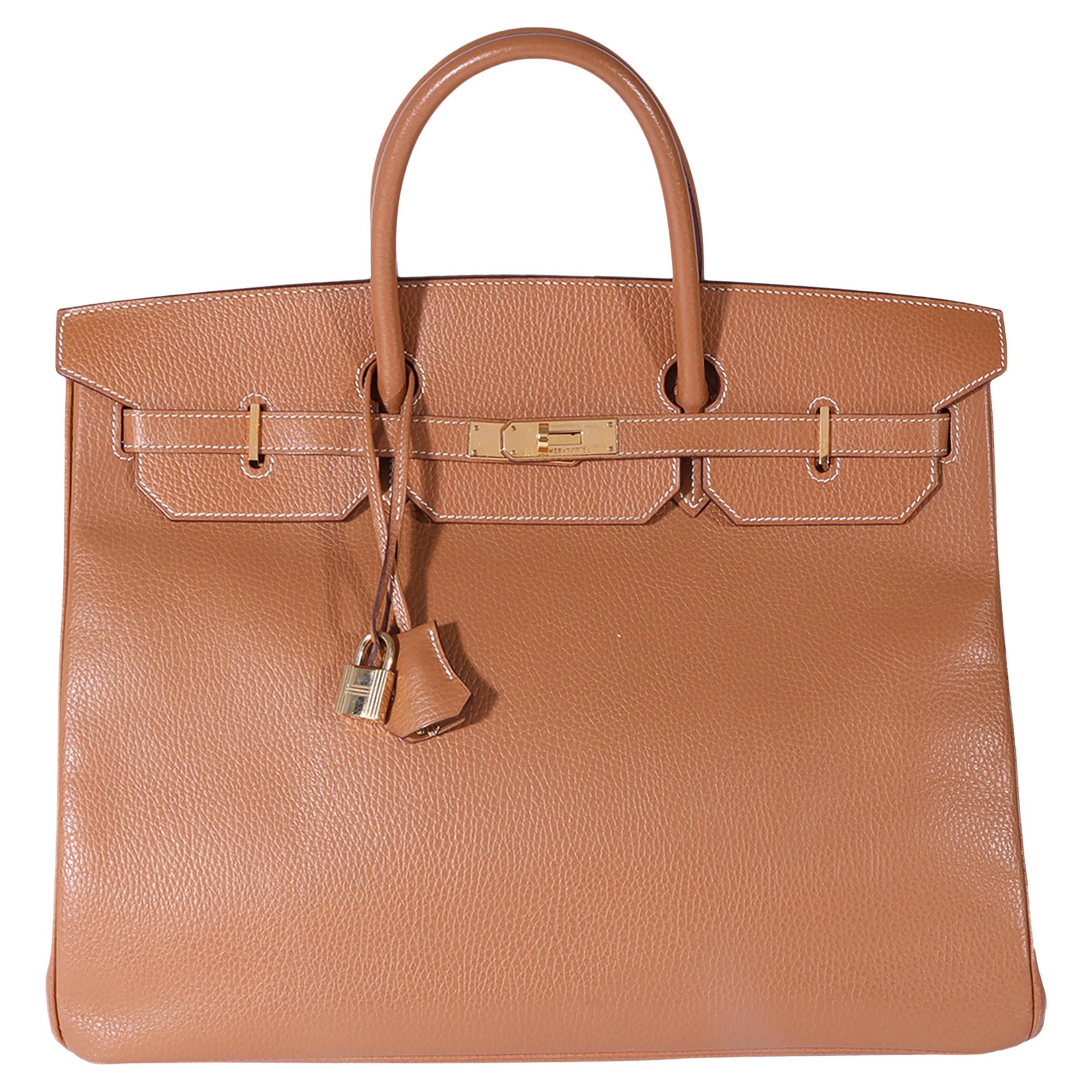 Hermès Natural Ardennes Birkin 40 GHW