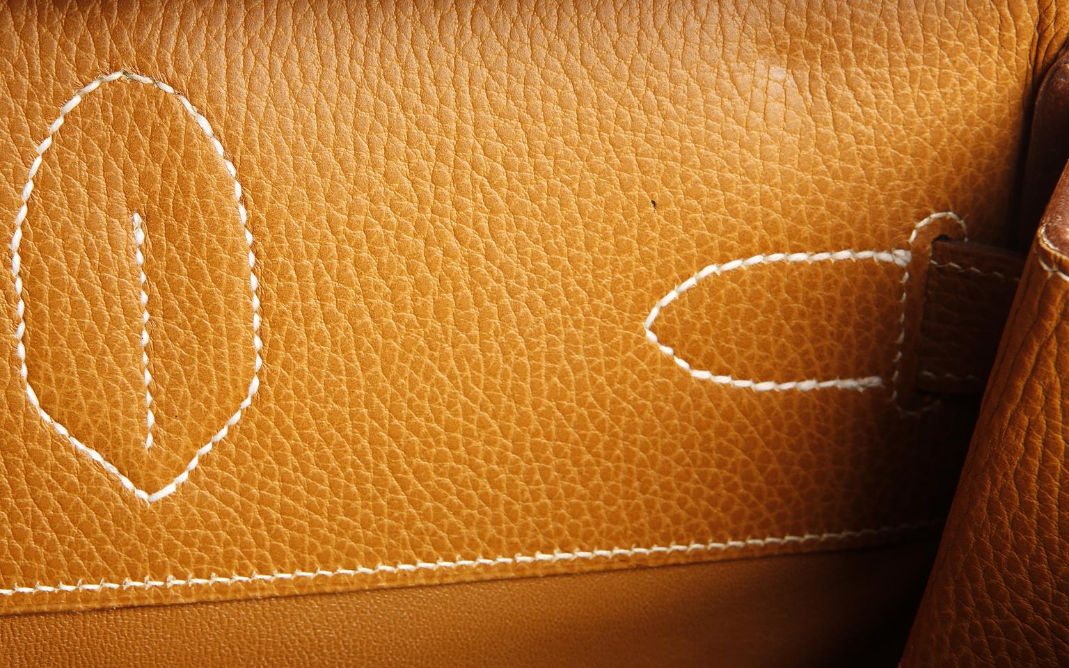 Hermès Natural Ardennes Leather HAC 45 cm Bag 7