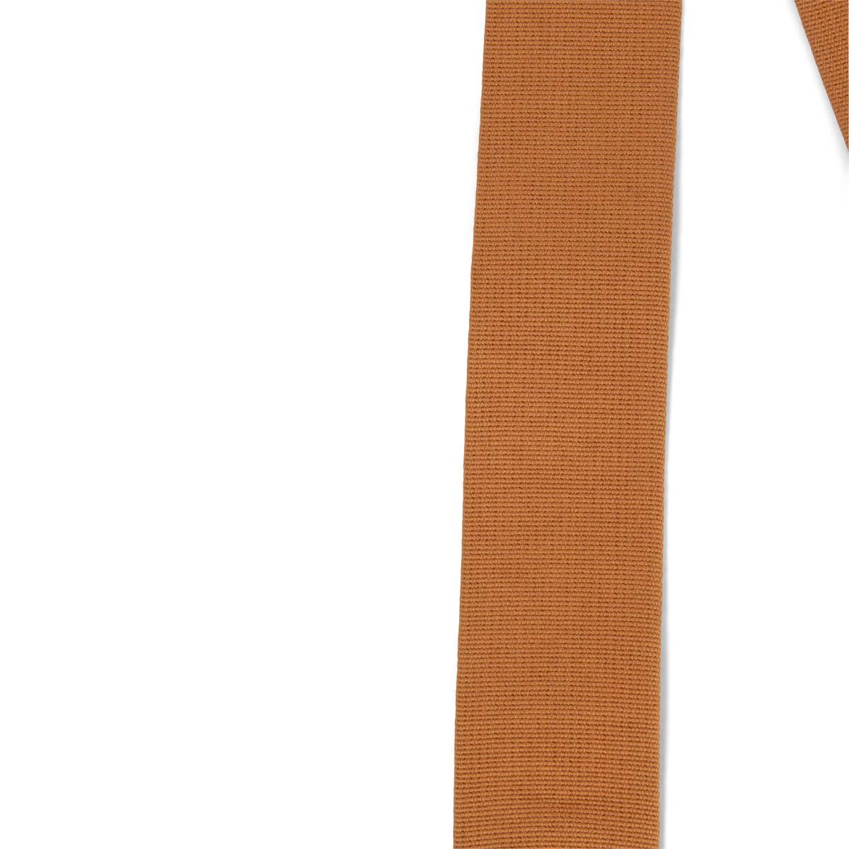 HERMES Natural (beige) Courchevel leather & canvas SANGLE KELLY 50mm Bag Strap In Excellent Condition In Zürich, CH